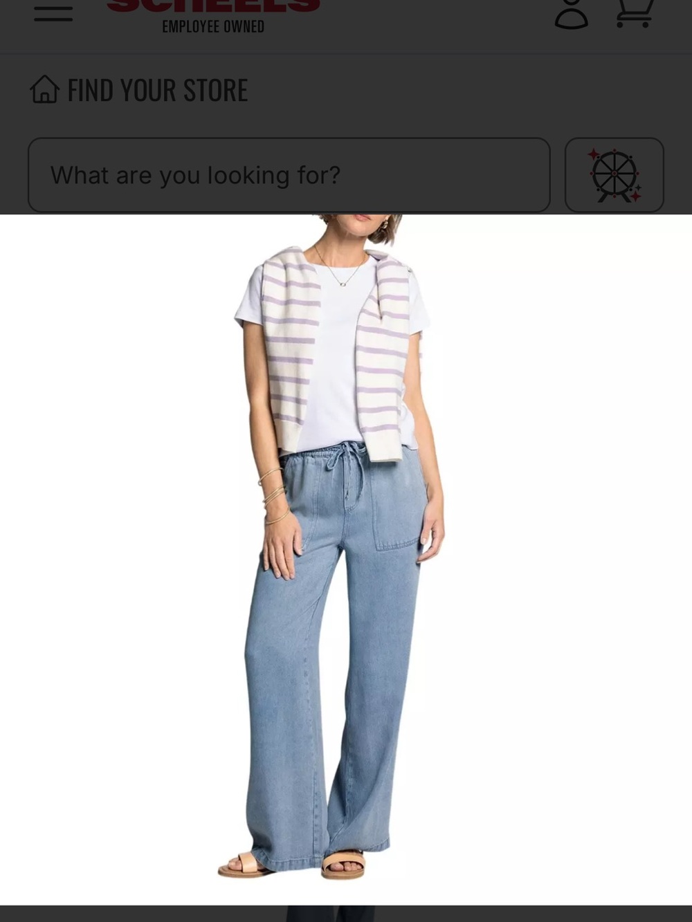 Thread & Supply Chambray blue Denim Pants - Picture 2 of 9